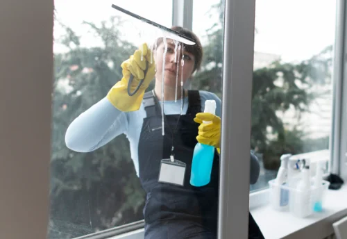 Nettoyage de vitres intérieures et extérieures à Perreux